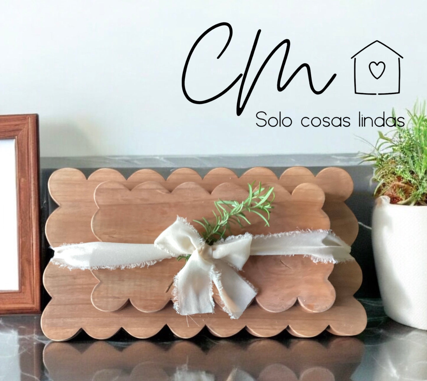 Set tablas de mesa con ondas